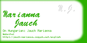 marianna jauch business card